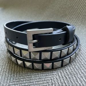 Black Belt with metal studs.